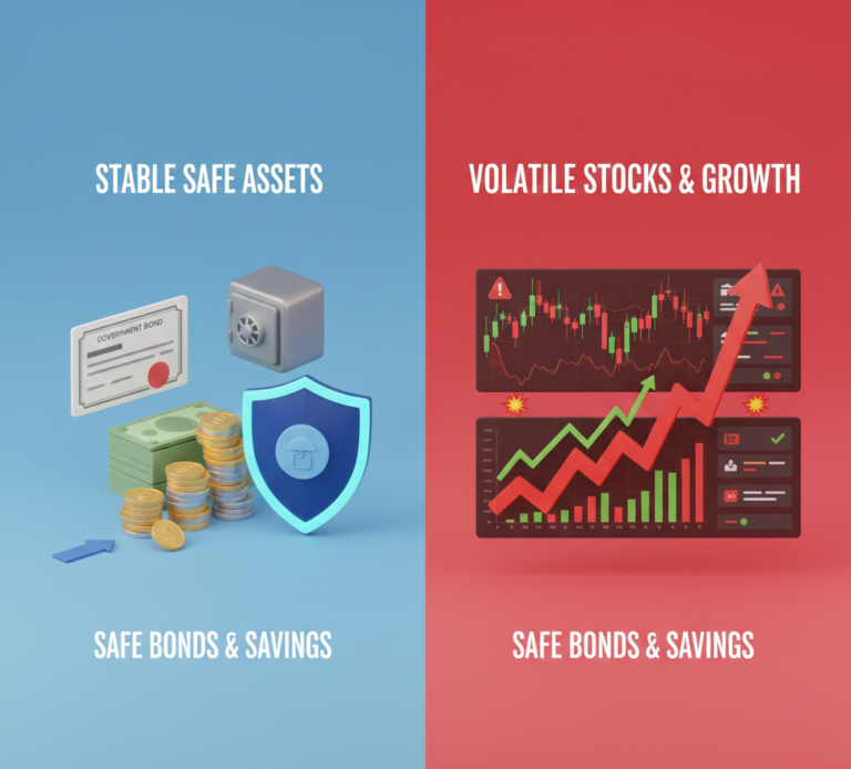 Safe vs Risky Investments — A Clear Beginner Guide to Understanding Investment Risk